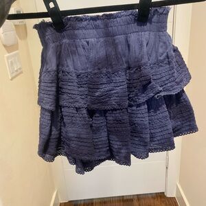 Aerie mini ruffle skirt